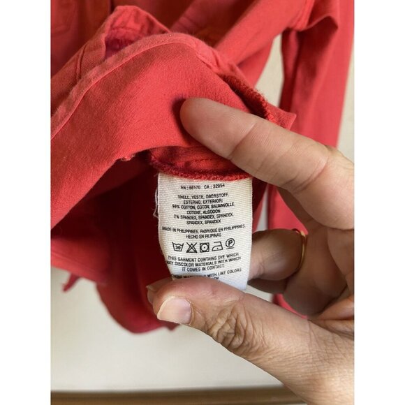 Chino by Anthropologie Orange Swing Jacket Size Small - Picture 10 of 10